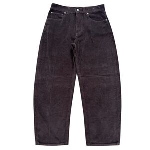 Madewell Balloon Pants 27P Brown Corduroy Wide Leg Barrel Crop Trendy